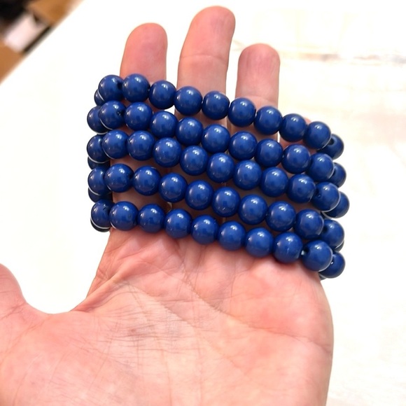 BLUE DAHLIA, Stunning Statement Bracelet, Multi-Stands, Excellent Condition - Picture 4 of 7